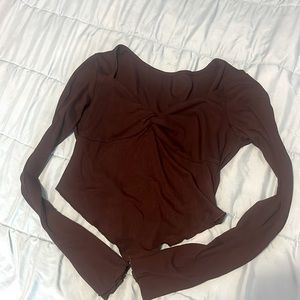 cropped long sleeve